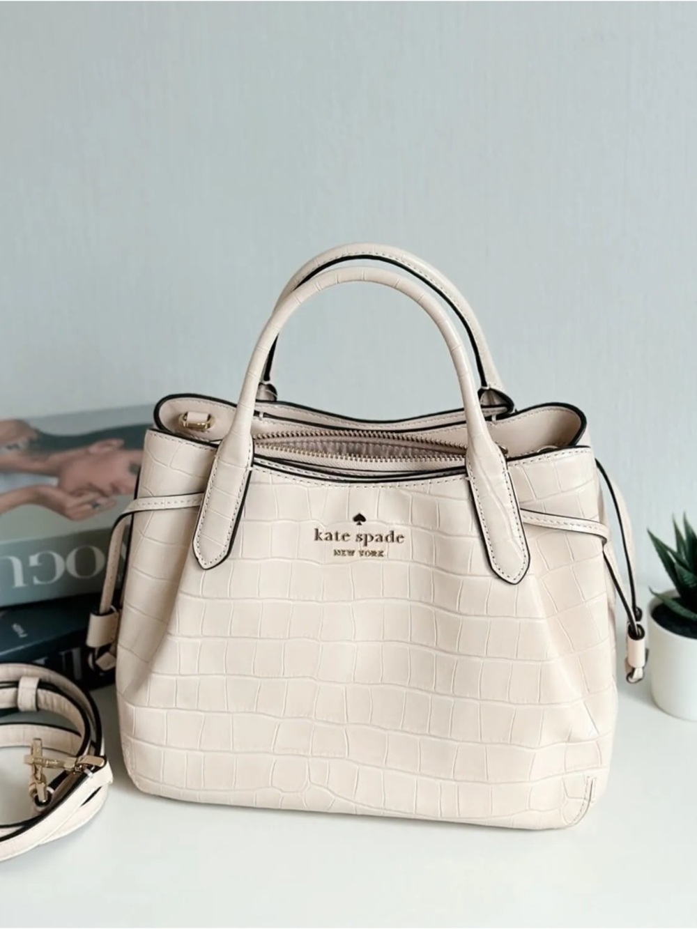 Kate Spade Croc Dumpling Bag